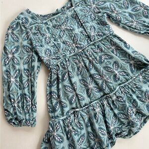 Peek Floral Leaf Dress